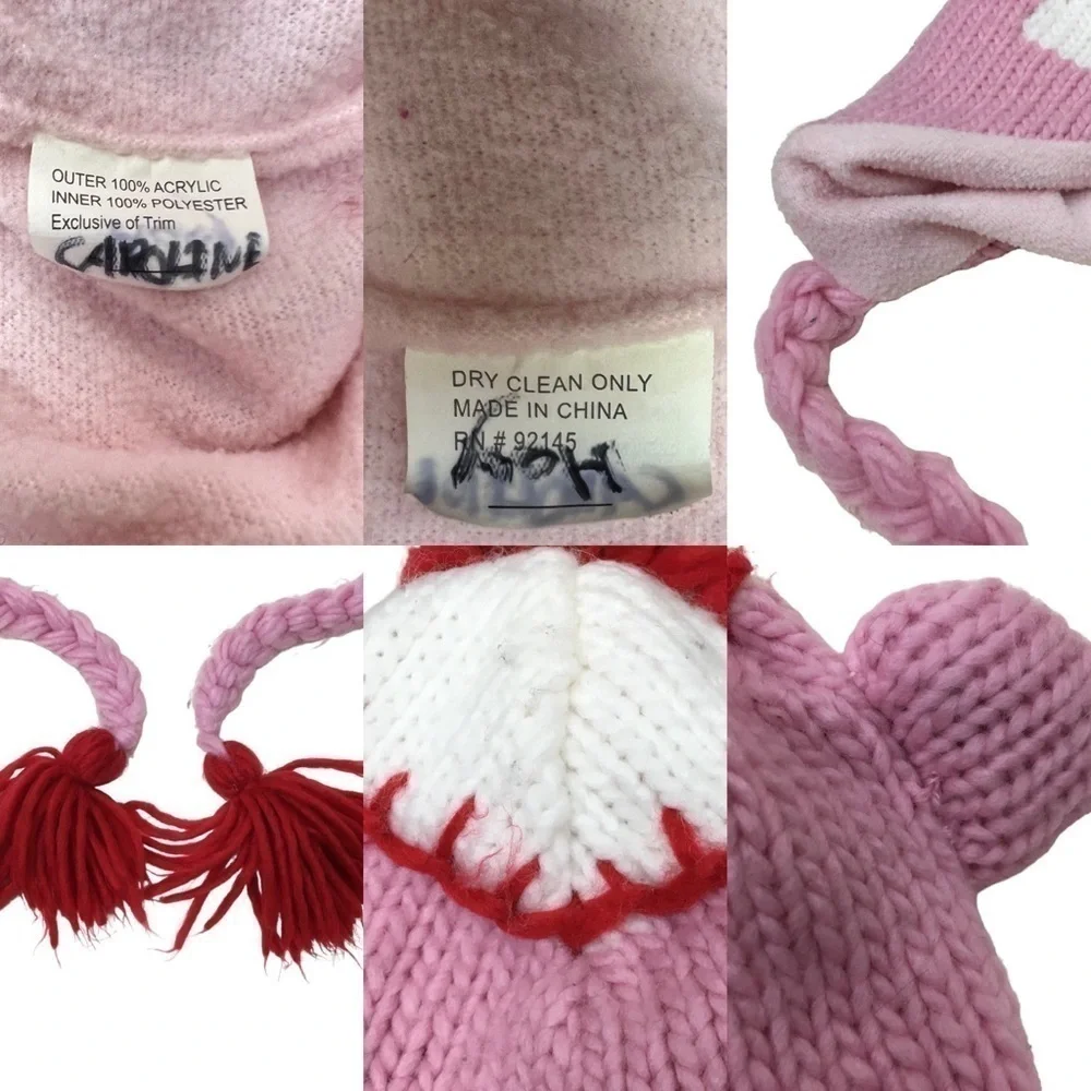 Girl’s Winter Gear Hats Beanie Gloves Cat Sock Monkey Fox Minnie Mouse JoJo Siwa